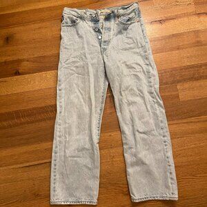 Levi's Ribcage Straight Leg Ankle Jeans